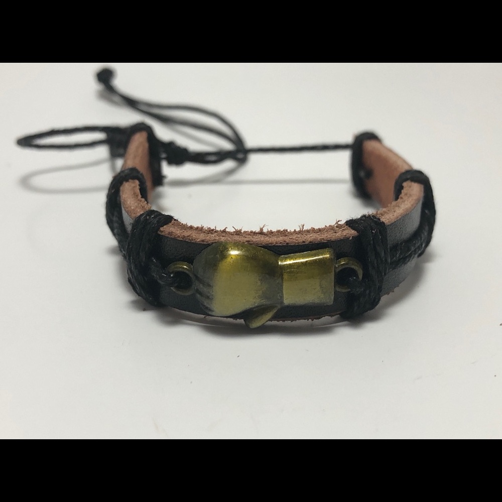 🥊 boxing glove leather bracelet